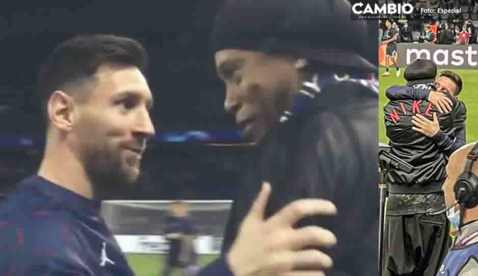 Reencuentro de Messi con Ronaldinho en Paris desata lágrimas (FOTOS y VIDEO)