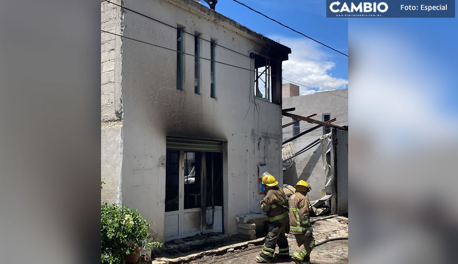 Menores quemados tras explosión de tanque en Texmelucan, son trasladados al HNP