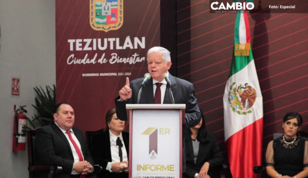 Teziutlán es la Ciudad de Bienestar número uno del estado: Carlos Peredo en su primer informe