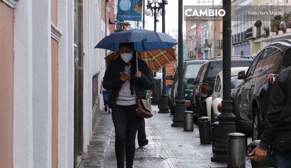 Pronostican lluvias muy fuertes en Puebla para este lunes