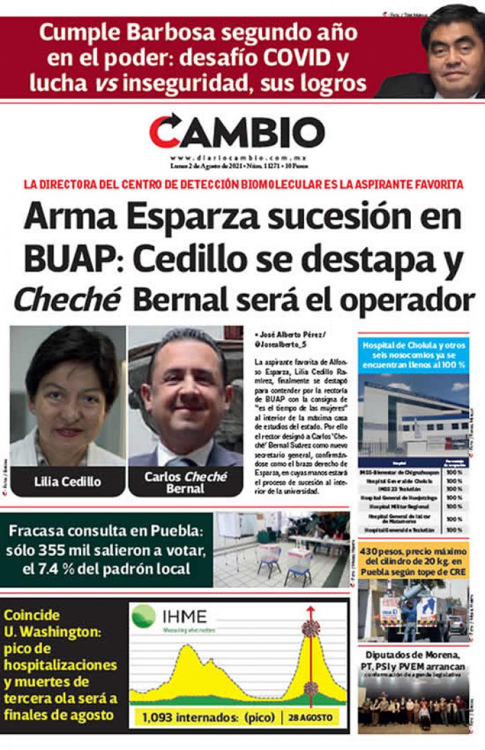 Arma Esparza sucesión en BUAP: Cedillo se destapa y Cheché Bernal será el operador