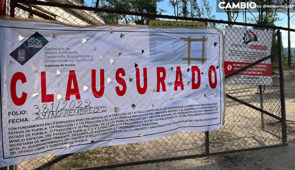 Medio Ambiente clausura obra del hospital IMSS San Alejandro (FOTOS)