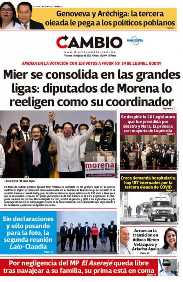 Mier se consolida en las grandes ligas: diputados de Morena lo reeligen como su coordinador