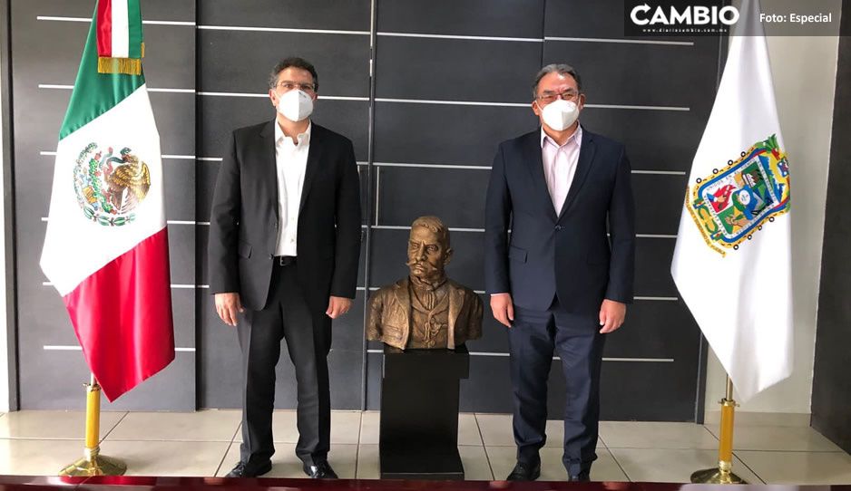 Rector Ríos Piter se reúne con Melitón para la normalización de actividades en la UDLAP