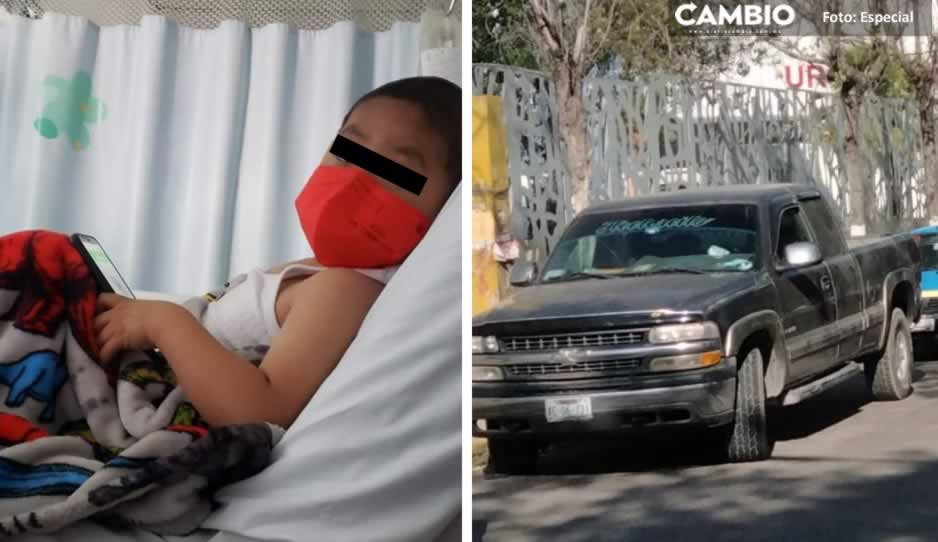 ¡Sinvergüenzas! Les roban su camioneta mientras donaban sangre a su sobrinito en Puebla
