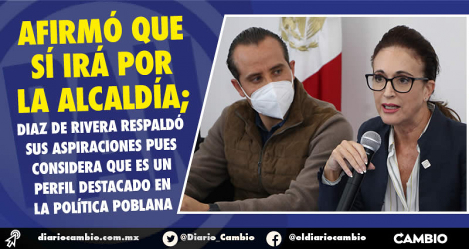 Riestra se destapa por la alcaldía de Puebla; Genoveva y Alcántara censuran el anuncio prematuro (VIDEO)