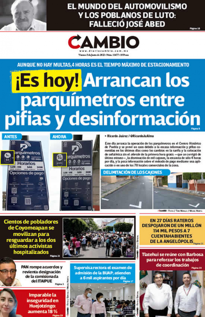 ¡Es hoy! Arrancan los parquímetros entre pifias y desinformación