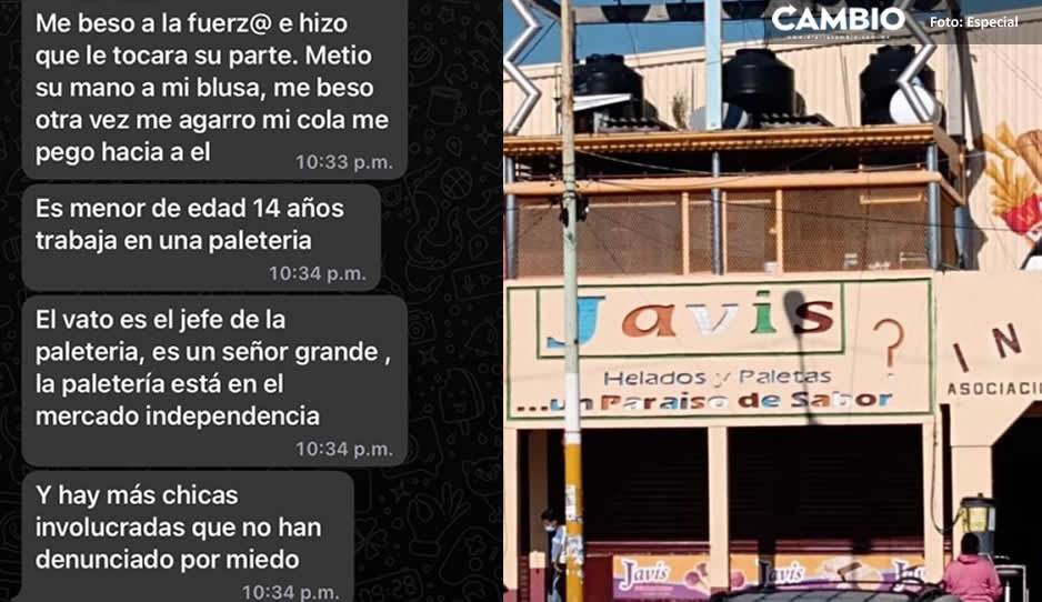 ¡Infeliz! Dueño de la paletería &quot;Javis&quot; del Mercado Independencia manosea y abusa de sus trabajadoras (FOTOS)