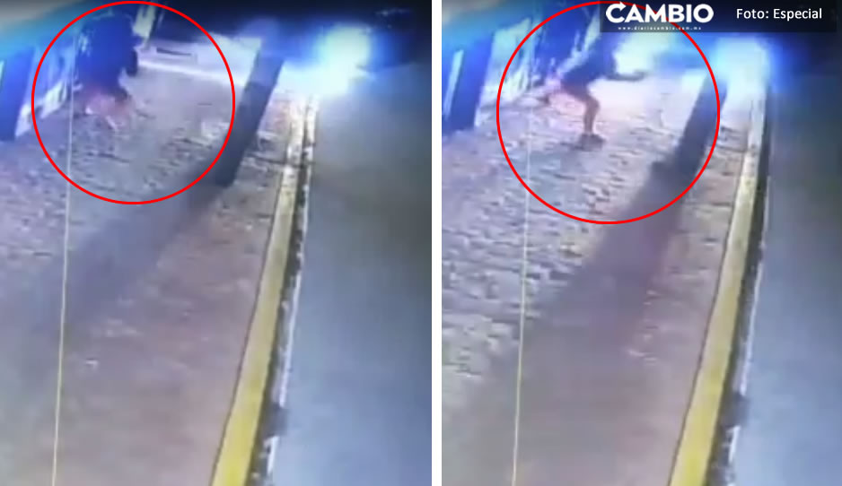 VIDEO FUERTE: ¡Ni siquiera frenó! Así atropelló conductor ebrio a pareja en San Pedro Cholula
