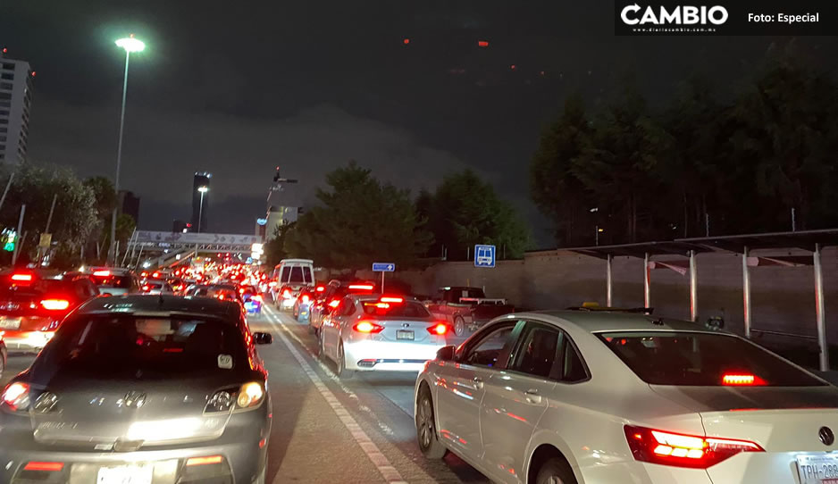 ¡Evite la zona! Carrera por la Juventud provoca terrible caos en la Vía Atlixcáyotl (VIDEO)