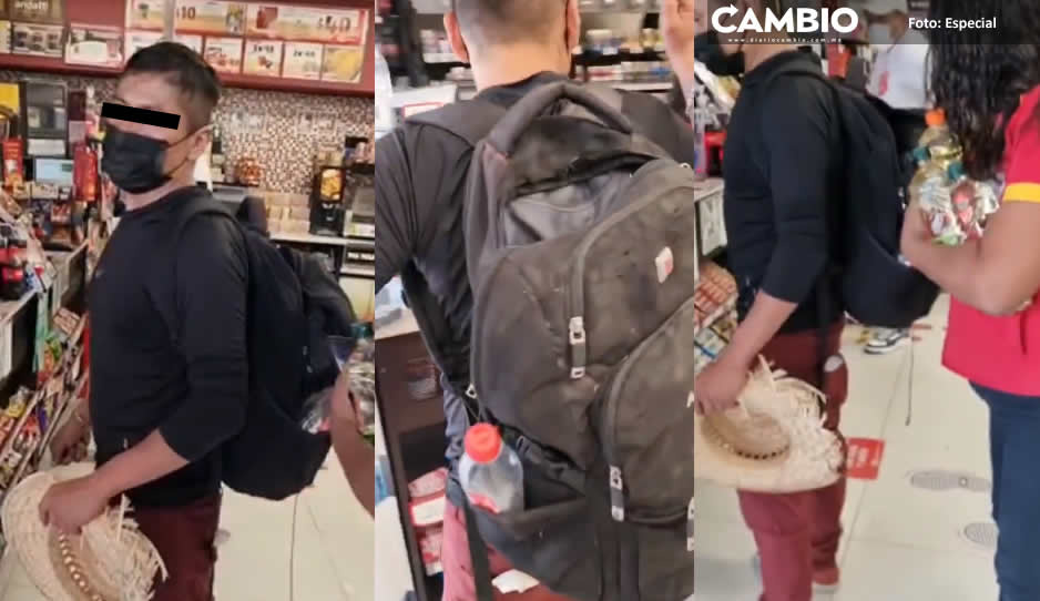 VIDEO: Así detuvieron a ladrón en Oxxo en Bulevar Forjadores