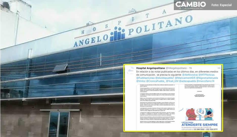 Se justifica el Hospital Angelopolitano ante abusos: cumplimos obligaciones empresariales
