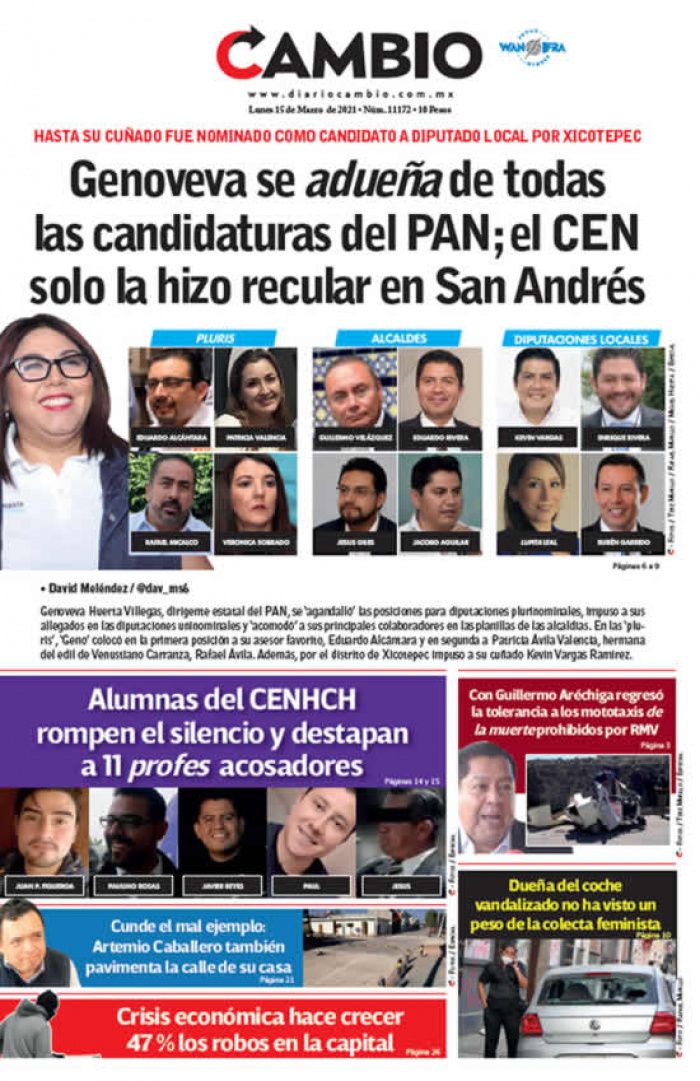 Genoveva se adueña de todas las candidaturas del PAN; el CEN solo la hizo recular en San Andrés