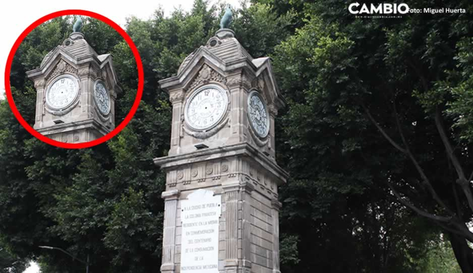 FOTOS: Las manecillas del reloj de El Gallito las están reparando, pero ya lleva más de un mes