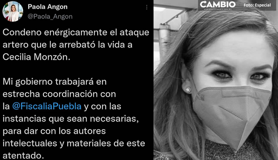 Condena Paola Angón ejecución de Cecilia Monzón en Camino Real a Cholula