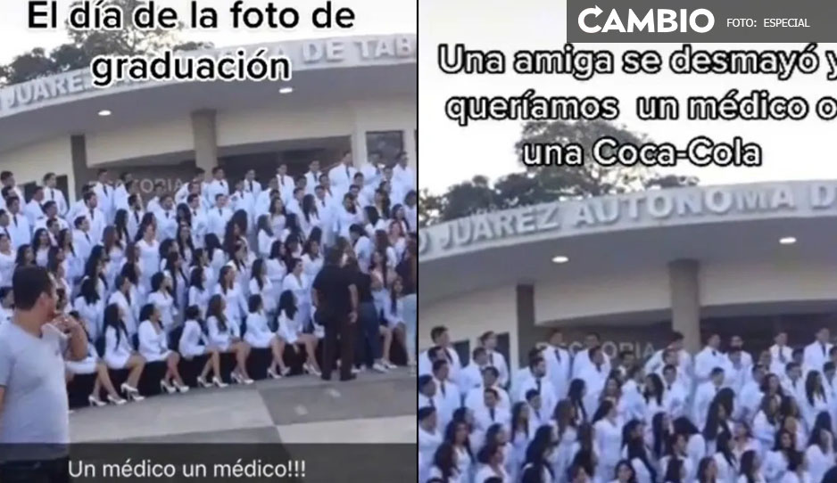 ¡El colmo! Egresados de Medicina no saben qué hacer durante desmayo de una compañera (VIDEO)