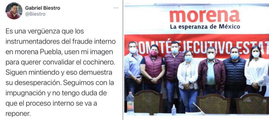 Presume Garmendia falsa unidad en Morena: Biestro desmiente apoyo a candidatos
