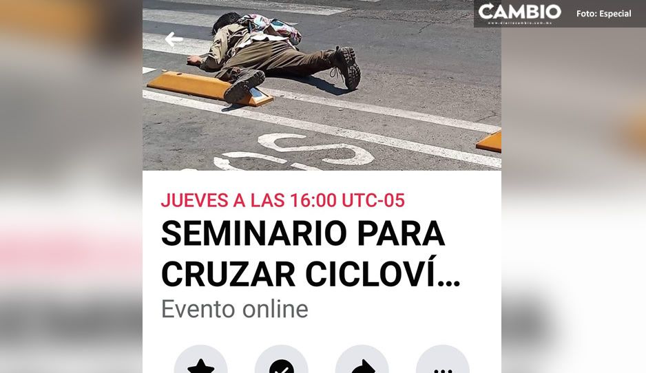 Continúa la burla por la &#039;Ciclopista de la Muerte&#039;; crean seminario en FB para poder cruzarla