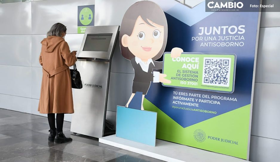 Poder Judicial de Puebla instala kioscos electrónicos para facilitar ubicación de expedientes