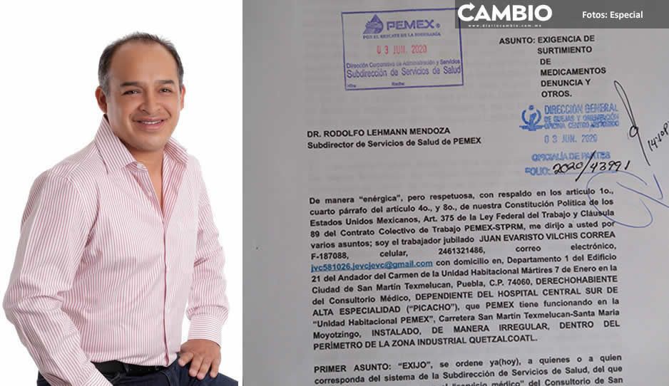 Jorge Pedraza mantiene sin medicinas la farmacia de la clínica Pemex de Texmelucan