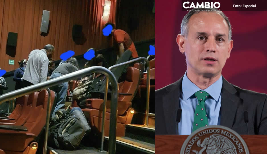 ¡Héroe! López-Gatell salva a joven que se convulsionaba en cine