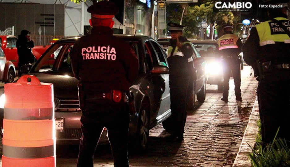 ¡Atención! Multas de alcoholímetros serán hasta de 8 mil pesos en Puebla