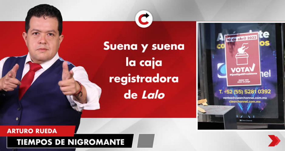 Suena y suena la caja registradora de Lalo