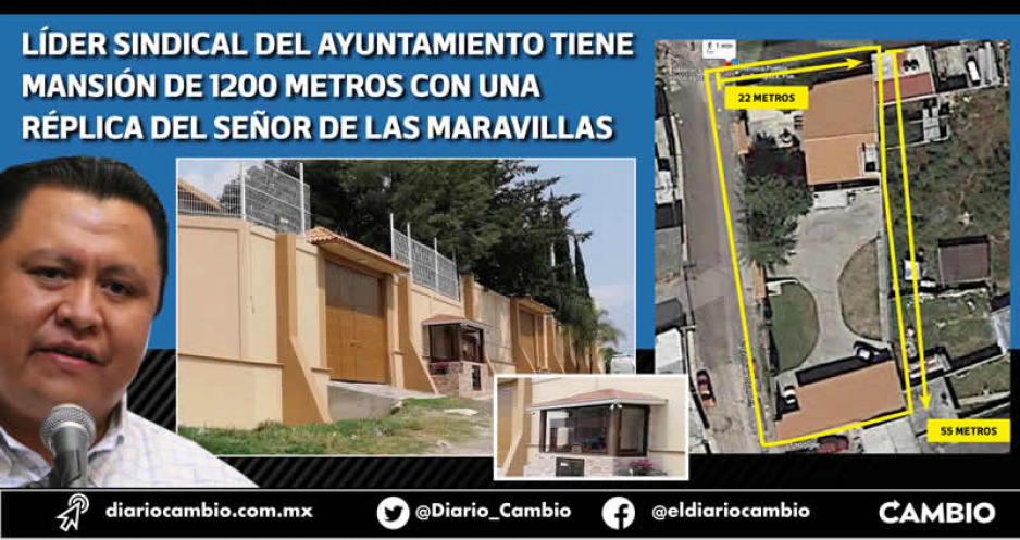 Gonzalo Juárez tiene una casa de mil 200 metros con una réplica del Señor de las Maravillas (FOTOS)