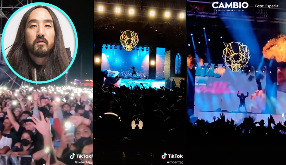 Así fue el concierto de Aoki en la Feria de Puebla: terminó a las 2 de la mañana (VIDEOS)