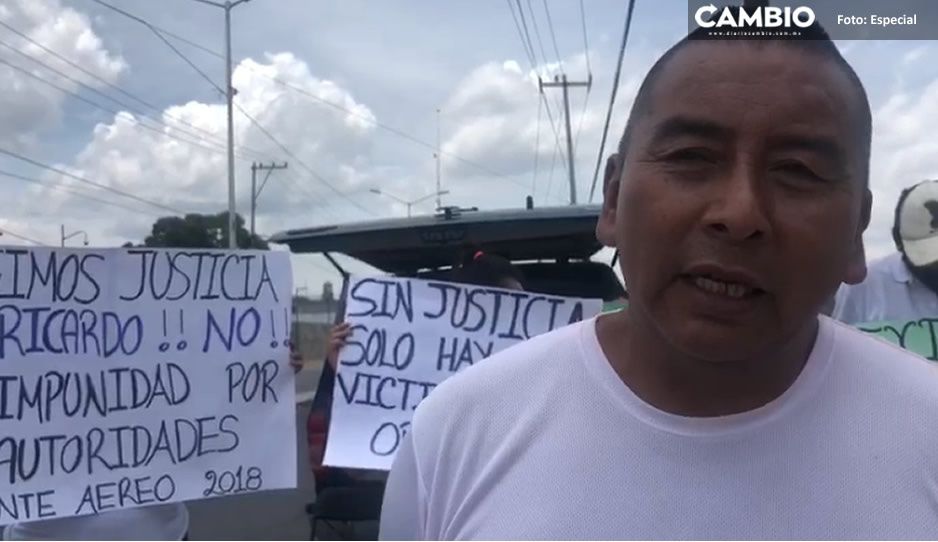Libertad para Ricardo: Familia de implicado en helicopterazo de los Moreno Valle exige justicia