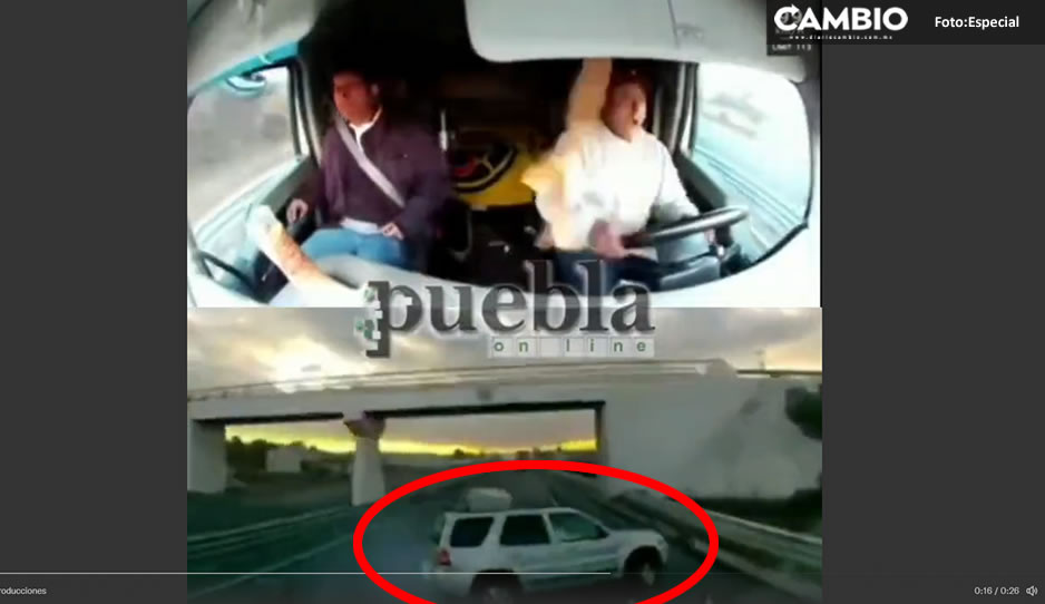 VIDEO: Captan momento exacto del fatal accidente que dejó 6 muertos en la Puebla-Orizaba