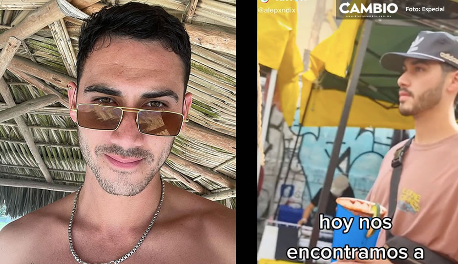 Con michelada en mano, Alejandro Speitzer se pasea en tianguis ¡eso es humildad! (VIDEO)
