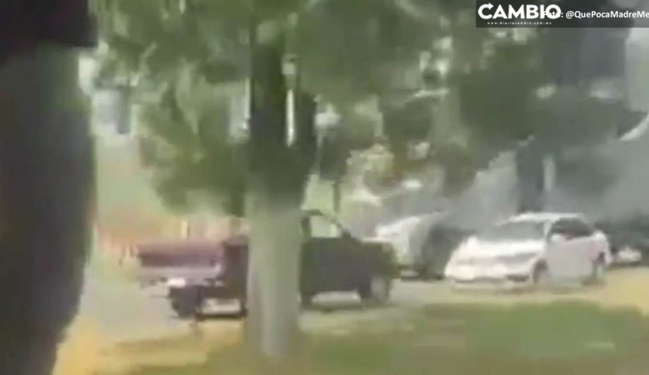 FUERTE VIDEO: Camioneta y auto se impactan de frente en la México-Morelia-Guadalajara