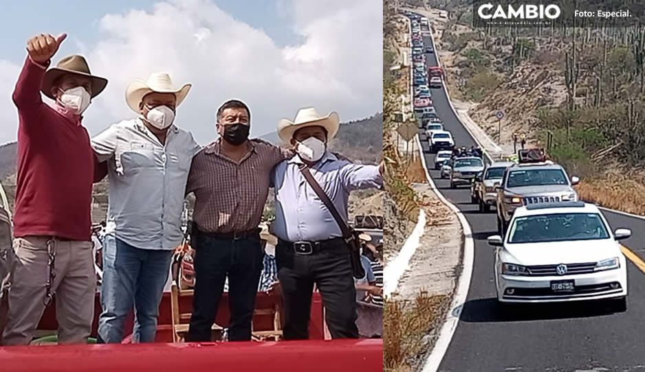 Militantes de Morena se oponen a la candidatura del priista, Vázquez Márquez en Zapotitlán Salinas