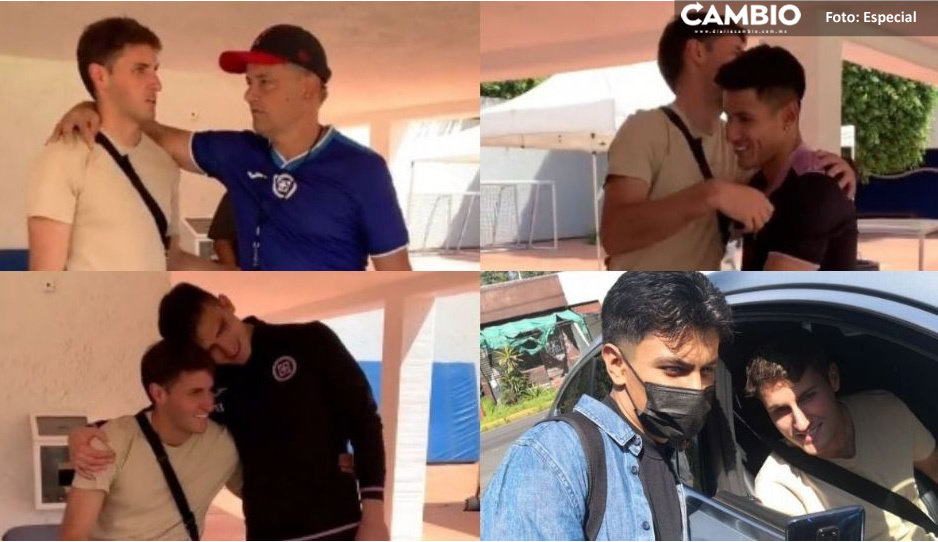 Santi Giménez regresa a México para despedirse de sus compañeros del Cruz Azul (VIDEO)