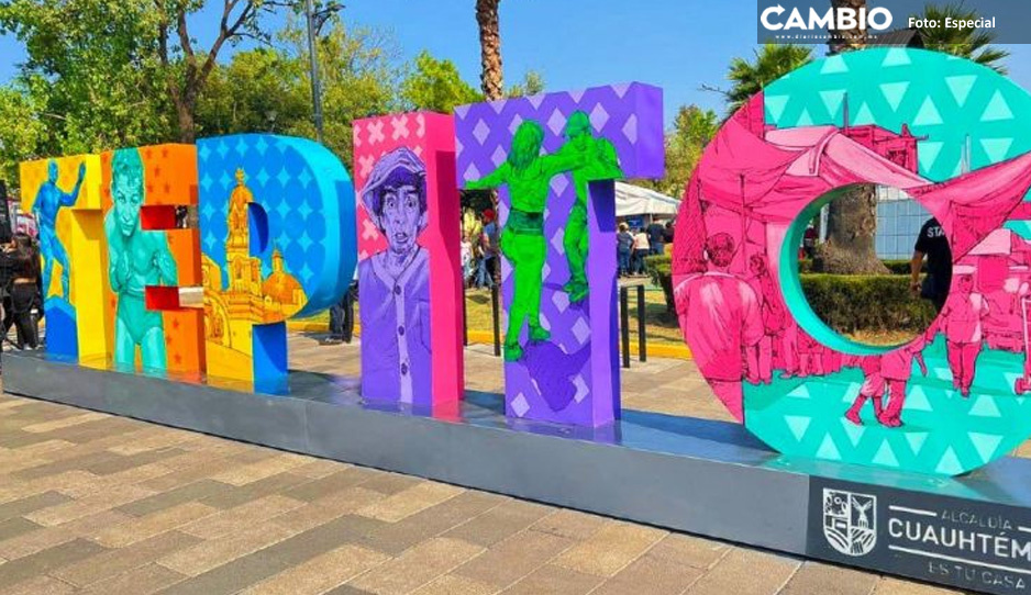 El “Barrio Mágico” de Tepito estrena letras monumentales