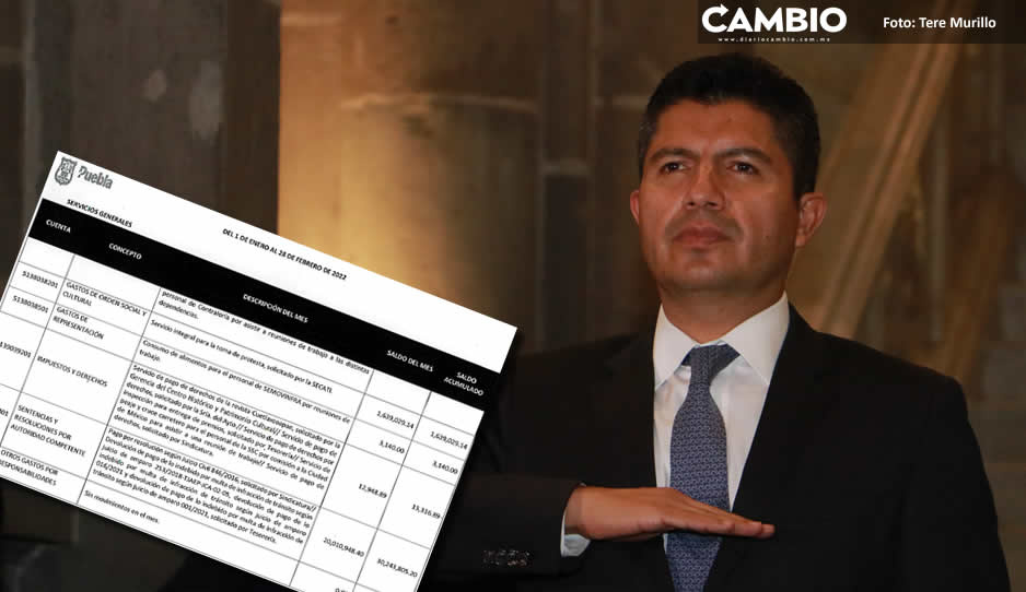 Lalo derrochó un millón 620 mil pesos para su toma de protesta