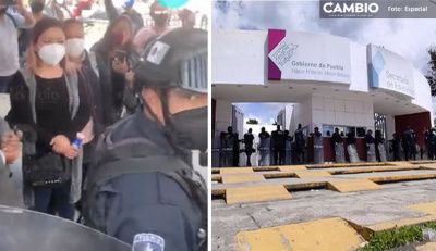 SSP libera a los dos maestros de Tecamachalco; fueron detenidos por tomar  la SEP de Puebla