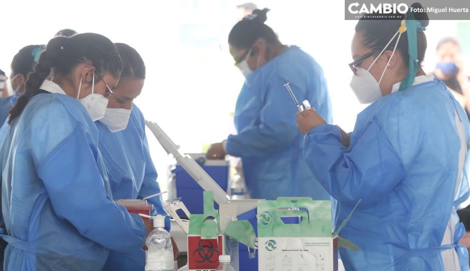 Termina con éxito la Jornada Masiva de Vacunación en Puebla, SSA