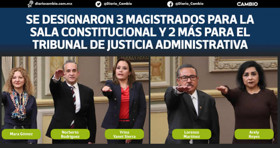 Congreso designa a nuevos magistrados para el TJA y la nueva Sala Constitucional (FOTOS Y VIDEOS)