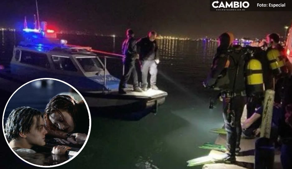 ¡Como Jack y Rose! Enamorados recrean escena del Titanic y novio muere ahogado