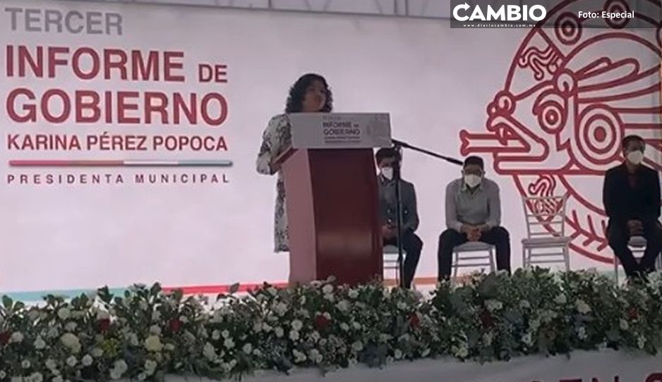 Dejamos San Andrés Cholula mejor a como lo tomamos en el 2018: Karina Pérez Popoca