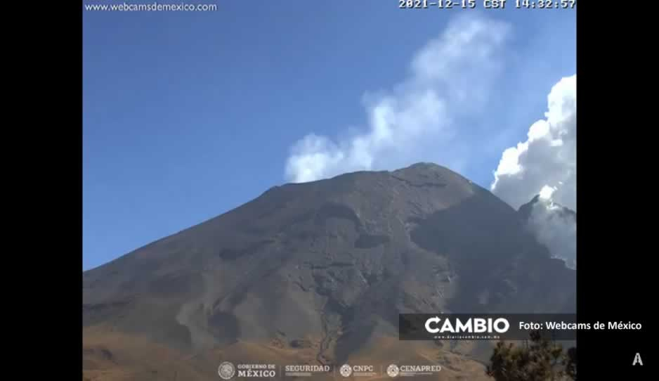 ¡Don Goyo, cálmate por favor! El Popo registra 2 sismos volcanotectónicos