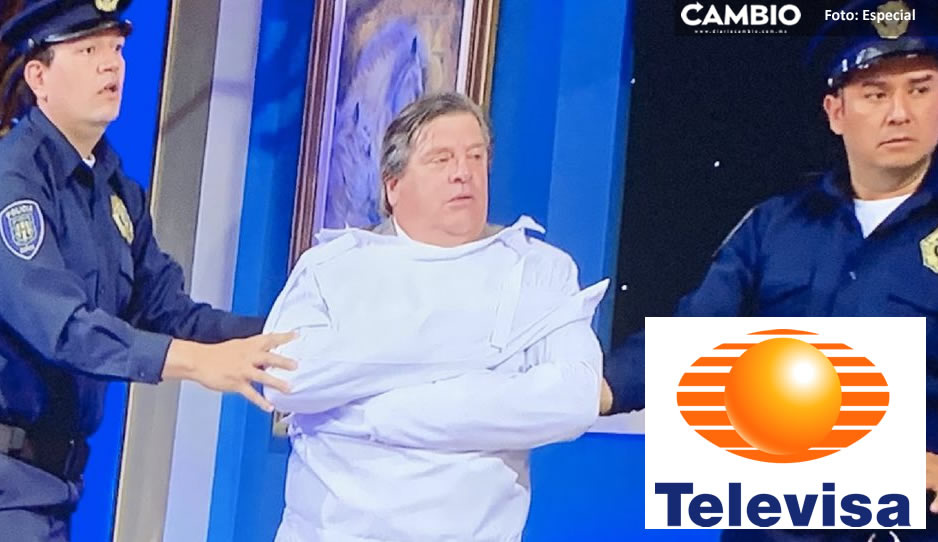 Piojo Herrera reaparece con “camisa de fuerza” en programa de Televisa tras derrota en semis (VIDEO)