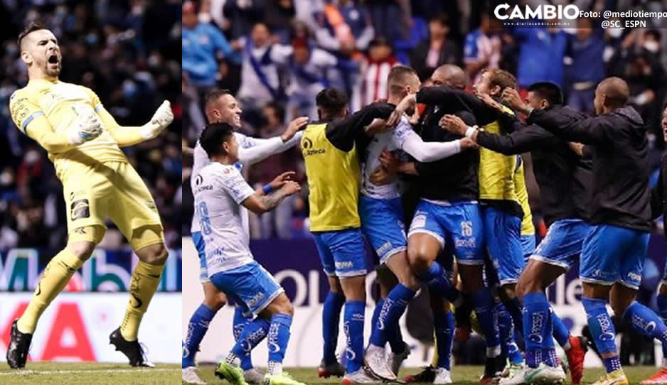 ¡Antony Silva ya eres poblano! El portero fue el héroe al logra meter al Puebla a la Liguilla