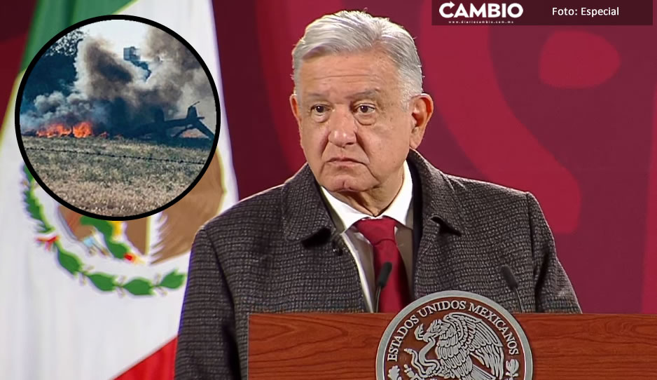 FGR investigará desplome del helicóptero en Aguascalientes: AMLO (VIDEO)