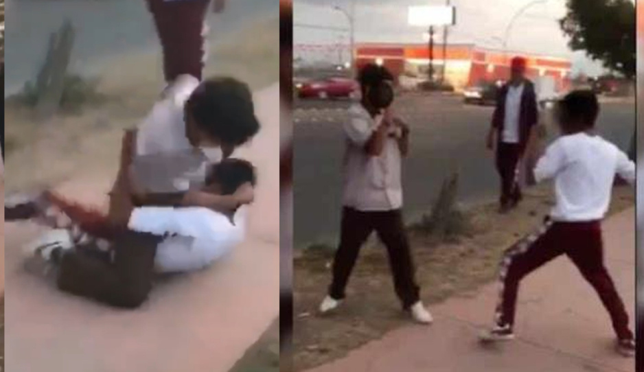 Alumno de secundaria termina en coma tras pelea callejera (FUERTE VIDEO)