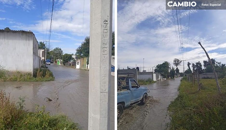 Ejidatarios desbordan barranca e inundan decenas de viviendas en Cuapiaxtla de Madero