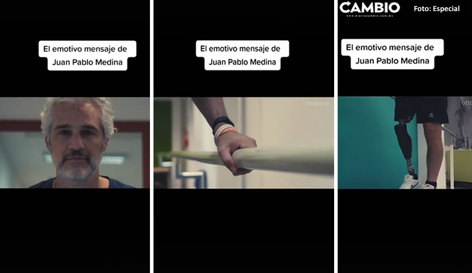 El emotivo mensaje de Juan Pablo Medina: tuve que aprender a caminar desde cero (VIDEO)