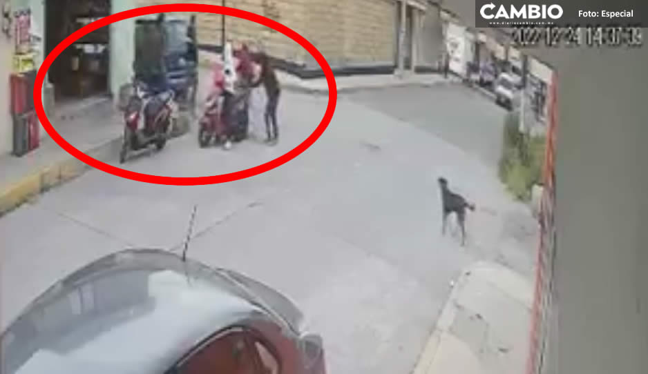 VIDEO: Así fue como Gilberto defendió a su sobrina de un asalto el 24 diciembre en Texmelucan